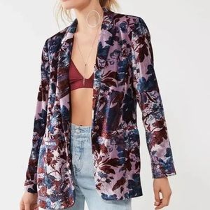 Urban Outfitters Morris Floral Velvet Blazer large